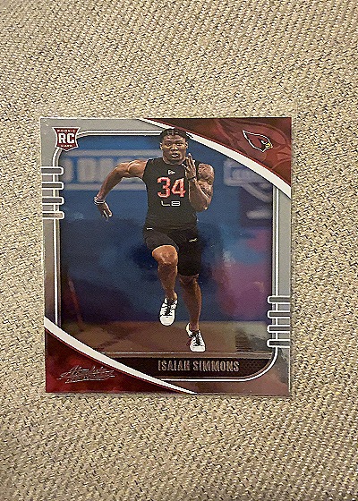 2020 Panini Absolute #140 Isaiah Simmons — front