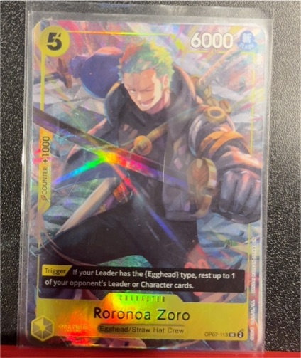One Piece Illustration Box Vol. 3 OP07-113 Roronoa Zoro — front