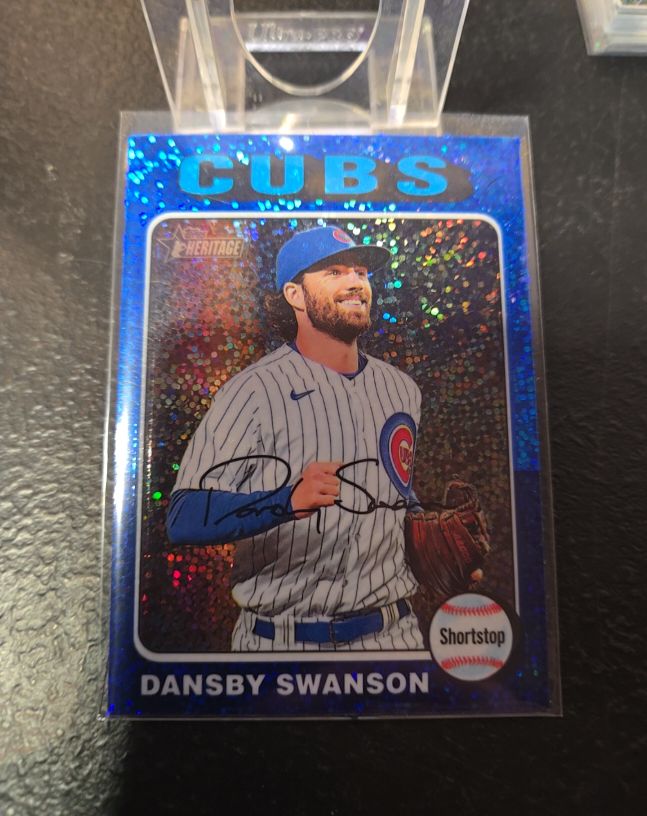 2024 Topps Heritage #457 Dansby Swanson — front