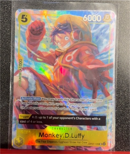 One Piece Illustration Box Vol. 3 #OP07-109 Monkey D. Luffy — front