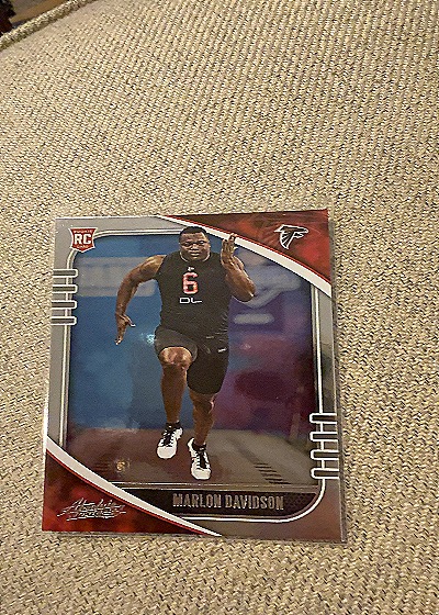 2020 Panini Absolute Football #180 Marlon Davidson — front