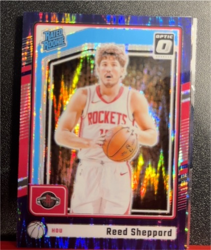 2024-25 Panini Donruss Optic #255 Reed Sheppard — front