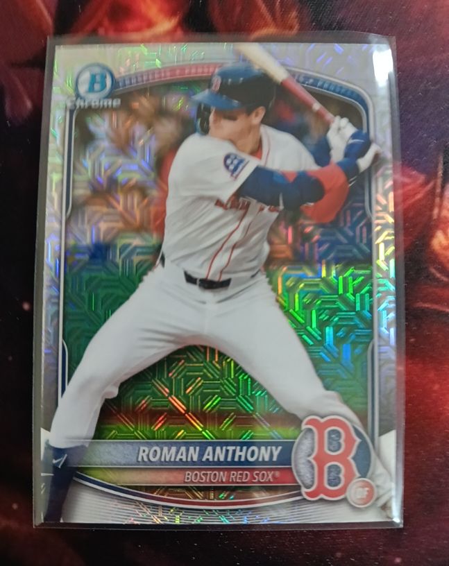 2025 Bowman Chrome #BCP-167 Roman Anthony — front