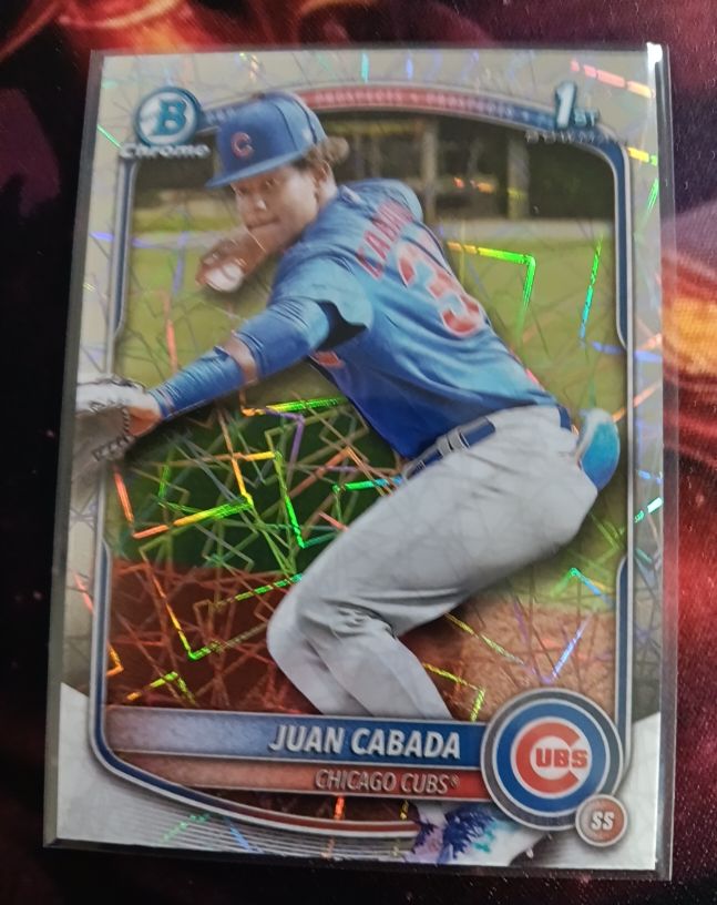 2025 Bowman Chrome #BCP-207 Juan Cabada — front