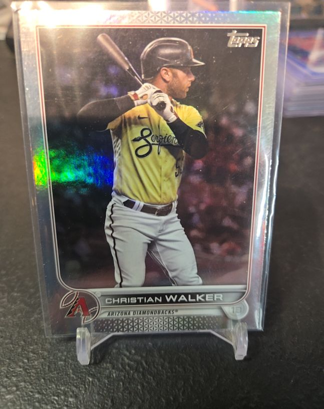 2022 Topps Series 1 #19 Christian Walker — front