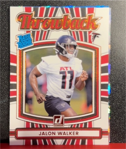 2025 Donruss Throwback #29 Jalon Walker — front