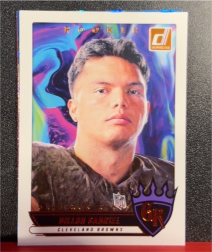 2025 Donruss Football #RGK-DGL Dillon Gabriel Rookie Gridiron Kings — front
