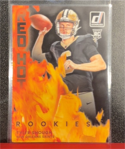 2025 Panini Donruss #RHR-TYS Tyler Shough Red Hot Rookies — front