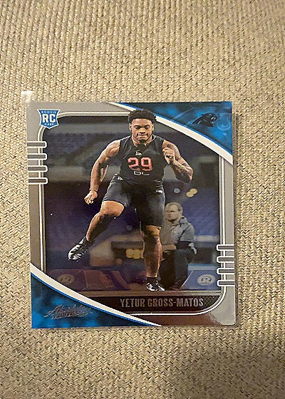 2020 Panini Absolute #199 Yetur Gross-Matos Rookie Panthers RC — front