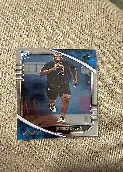 2020 Panini Absolute #130 Derrick Brown — front