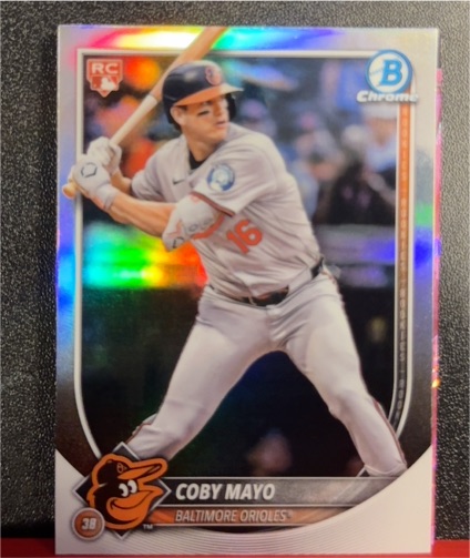 2025 Bowman Chrome #83 Coby Mayo — front