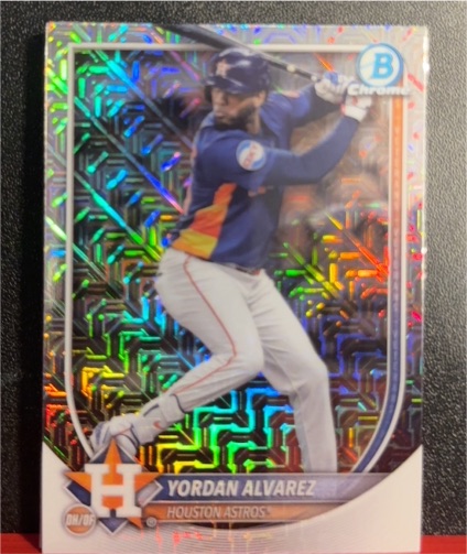2025 Bowman Chrome #81 Yordan Alvarez — front