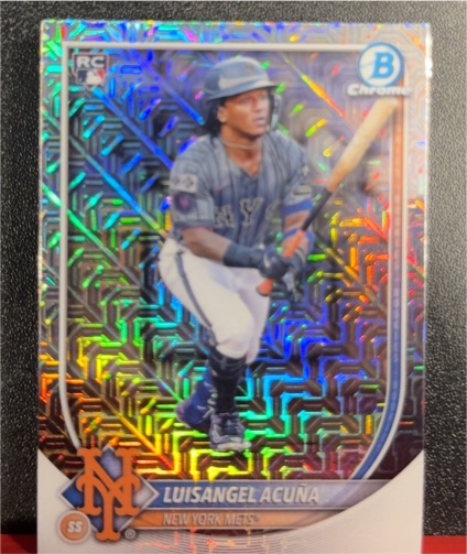 2025 Bowman Chrome #32 Luisangel Acuna — front