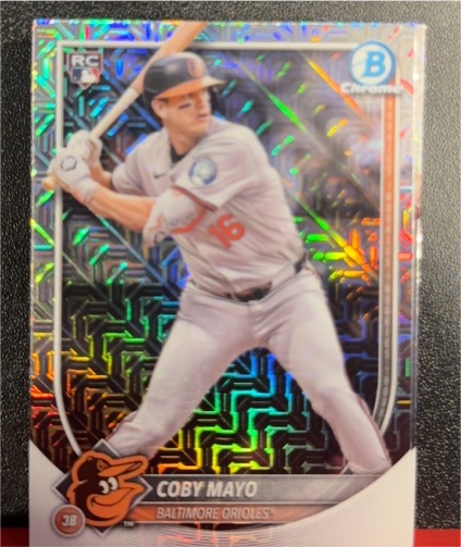 2025 Bowman Chrome #83 Coby Mayo — front