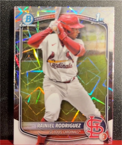 2025 Bowman Chrome #BCP-200 Rainiel Rodriguez — front