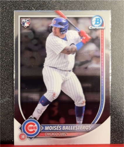 2025 Bowman Chrome #42 Moisés Ballesteros — front