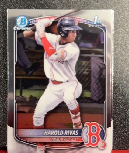 2025 Bowman Chrome #BCP-216 Harold Rivas — front
