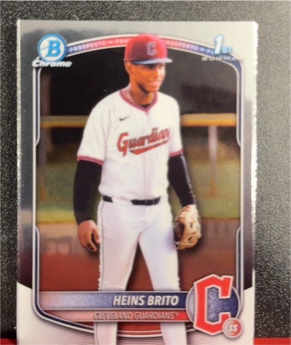2025 Bowman Chrome #BCP-203 Heins Brito — front