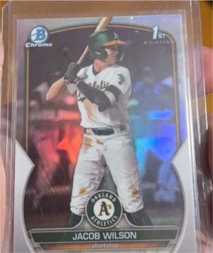 2023 Bowman Draft Chrome #BDC-121 Jacob Wilson — front