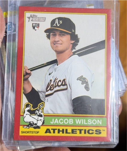 2025 Topps Heritage #15 Jacob Wilson — front