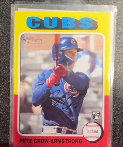 2024 Topps Heritage #177 Pete Crow-Armstrong — front