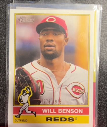 2025 Topps Heritage #336 Will Benson — front