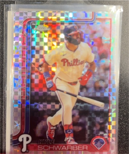 2025 Topps Chrome #31 Kyle Schwarber — front