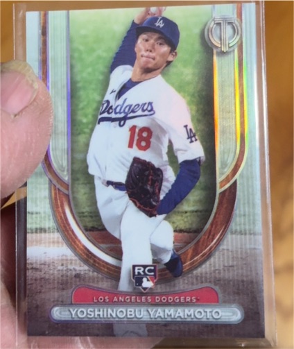 2024 Topps Tribute #18 Yoshinobu Yamamoto — front