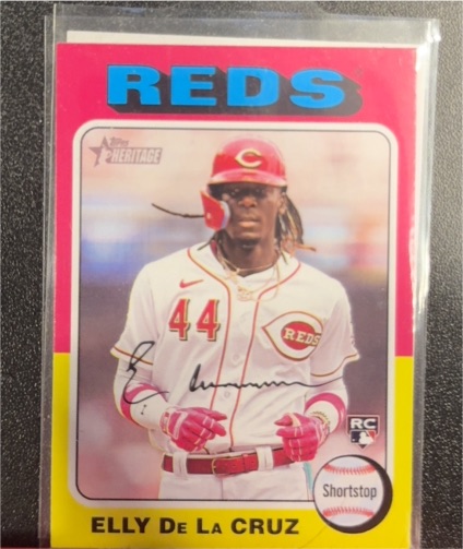 2024 Topps Heritage #473 Elly De La Cruz — front