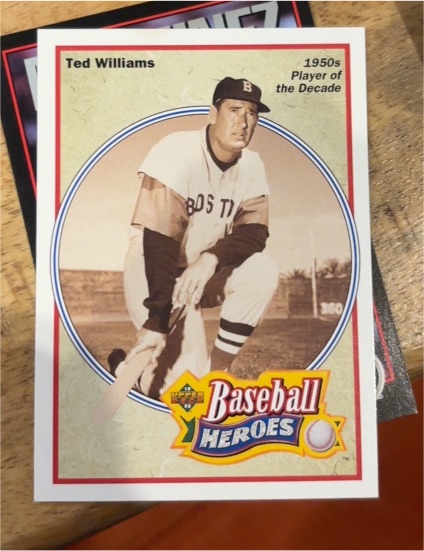 1991 Upper Deck Baseball Heroes #33 Ted Williams — front