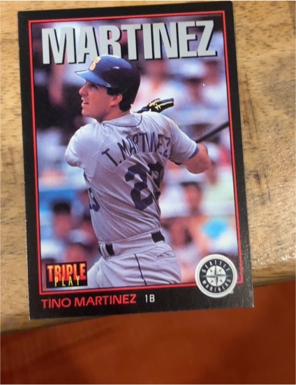 1993 Donruss Triple Play #35 Tino Martinez — front