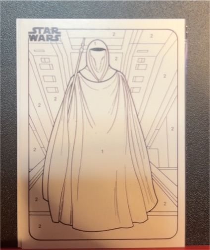 2025 Topps Chrome Star Wars By The Numbers #CP-6 Imperial Royal Guard — front
