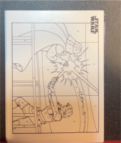 2025 Topps Chrome Star Wars #CP-19 Darth Vader vs Luke Skywalker — front