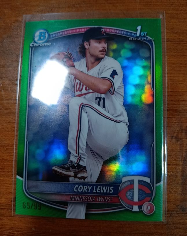 2025 Bowman Chrome Prospects #BCP-128 Cory Lewis — front