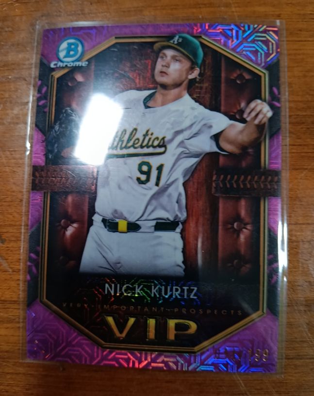 2025 Bowman Chrome #VIP-2 Nick Kurtz — front