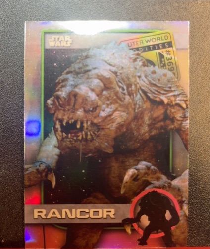 2025 Topps Chrome Star Wars Outer World Oddities #UO-13 Rancor — front