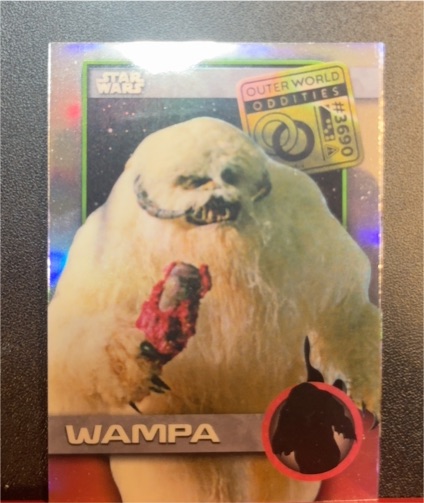 2025 Topps Chrome Star Wars Outer World Oddities #UO-24 Wampa — front