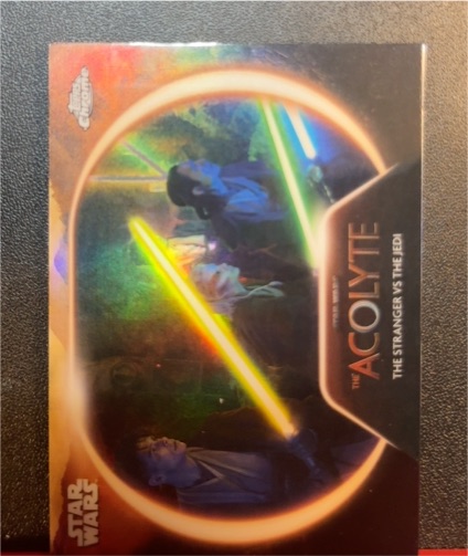 2025 Topps Chrome Star Wars #AC-11 The Stranger Vs The Jedi Acolyte — front