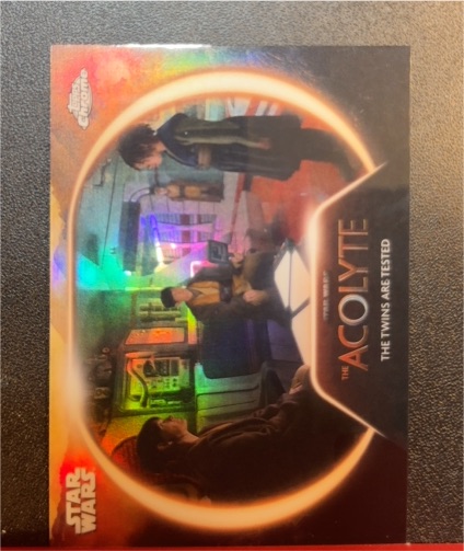 2025 Topps Chrome Star Wars #AC-8 The Twins Are Tested — front