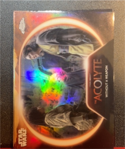 2025 Topps Chrome Star Wars Acolyte #AC-23 Without A Weapon — front