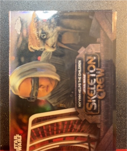 2025 Topps Chrome Star Wars #SC-11 Kh’ymm Helps The Children Skeleton Crew — front