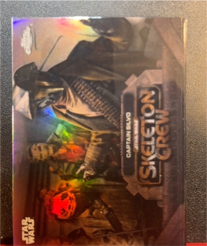 2025 Topps Chrome Star Wars #SC-1 Captain Silvo Skeleton Crew — front