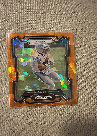 2023 Panini Prizm #96 Amon-Ra St. Brown — front