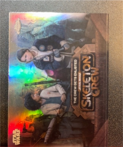 2025 Topps Chrome Star Wars #SC-13 The Crew Gets Enlisted Skeleton Crew — front