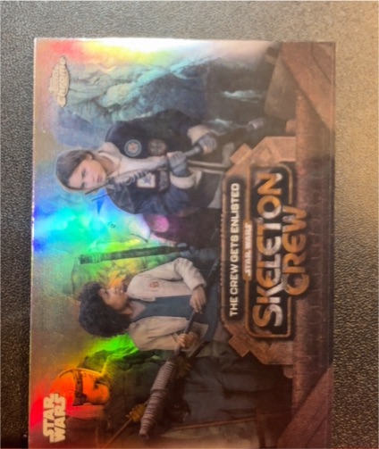 2025 Topps Chrome Star Wars #SC-13 The Crew Gets Enlisted Skeleton Crew — front