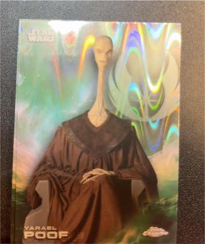 2025 Topps Chrome Star Wars #196 Yarael Poof — front