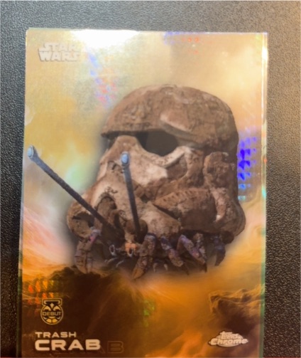 2025 Topps Chrome Star Wars #100 Trash Crab — front