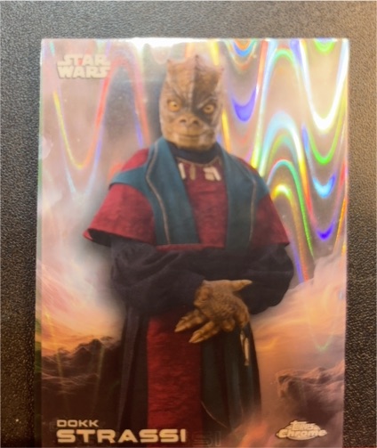 2025 Topps Chrome Star Wars #114 Dokk Strassi — front