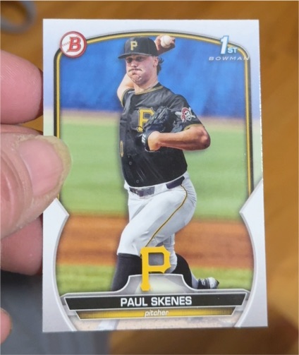 2023 Bowman Draft #BD-14 Paul Skenes — front