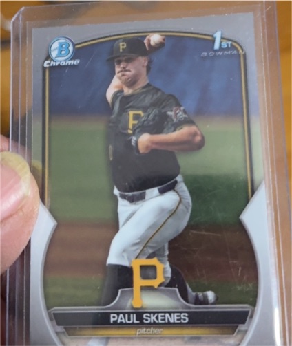 2023 Bowman Chrome Draft #BDC-14 Paul Skenes — front